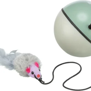 TRIXIE Turbinio Ball mit Motor und Maus ø 9 cm Sonderaktion